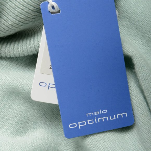 Malo Optimum Men's Green Tea 100% Cashmere Turtleneck Pullover Sweater - Picture 6 of 6